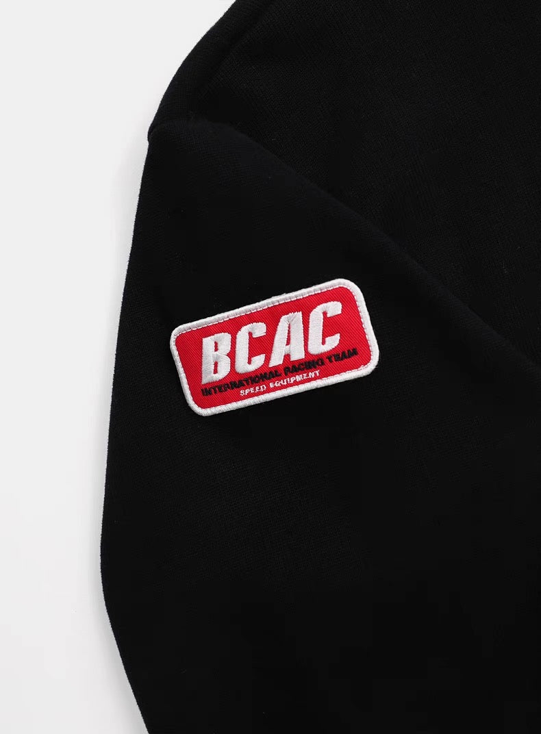 Retro Polo Collar Rugby Sweatshirt