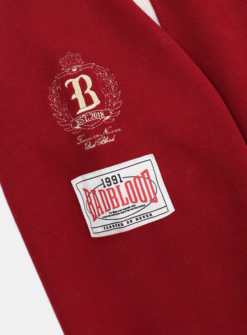 Retro Polo Collar Rugby Sweatshirt