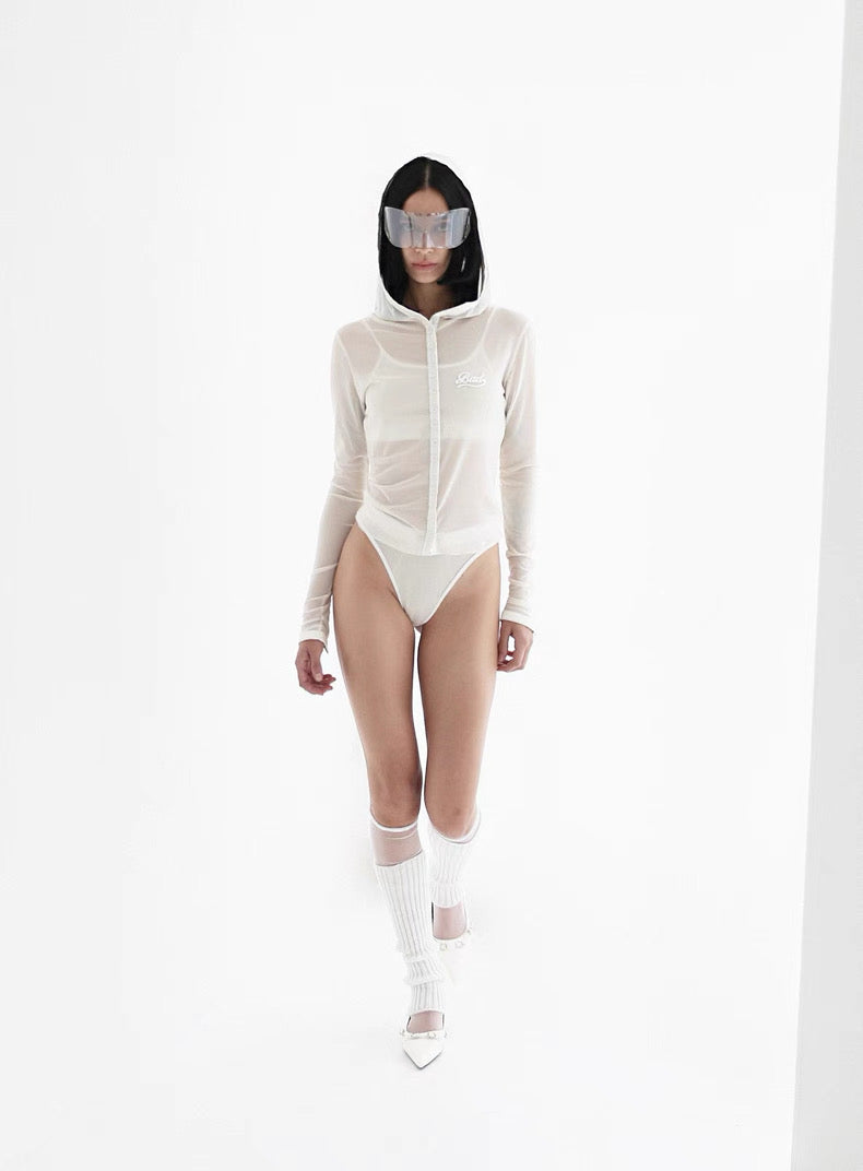 Lightweight Mesh Hooded Outerwear