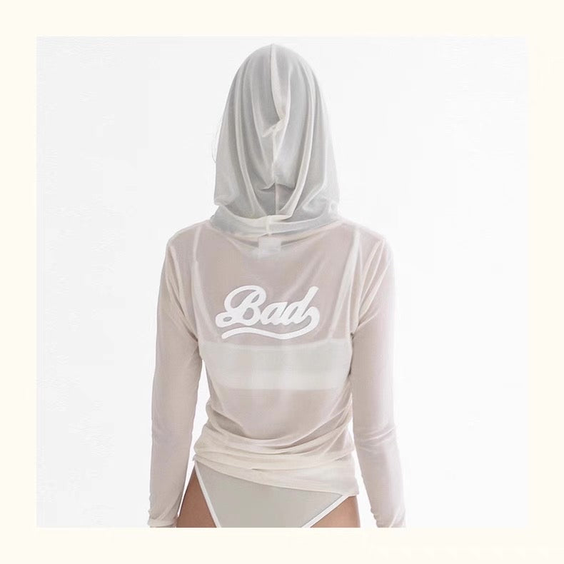 Lightweight Mesh Hooded Outerwear