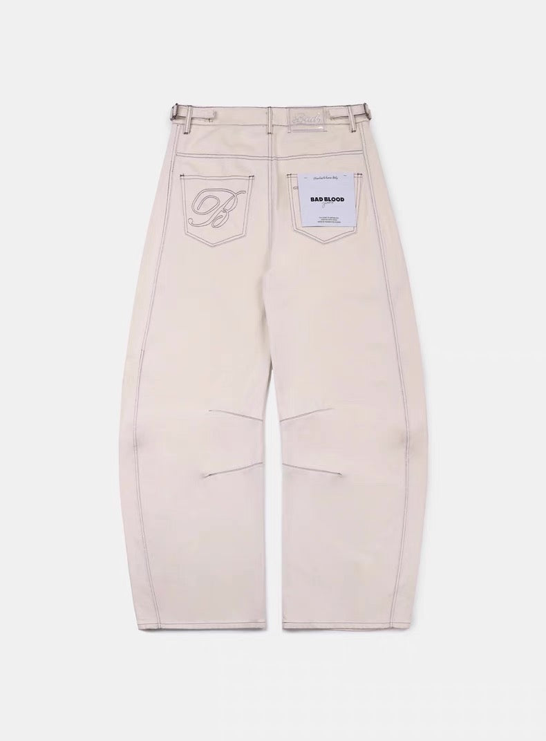 Classic White Wide Leg Denim