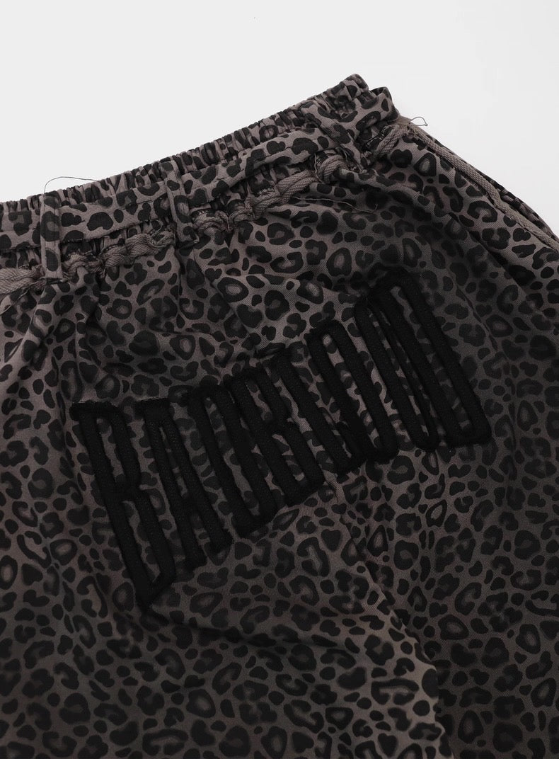 Vintage Leopard Street Baggy Pants