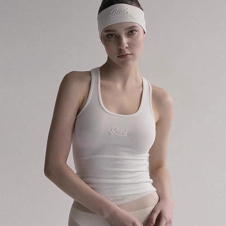 Embroidered Classic Tank Top