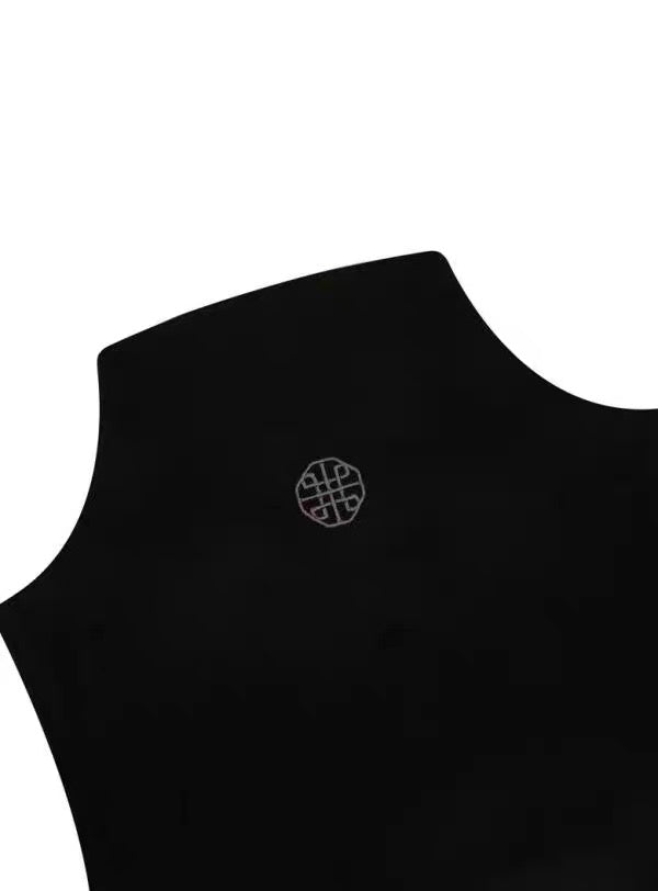 Built-In Pad Backless Cropped Top